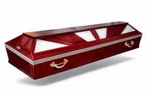 гроб комбинированный