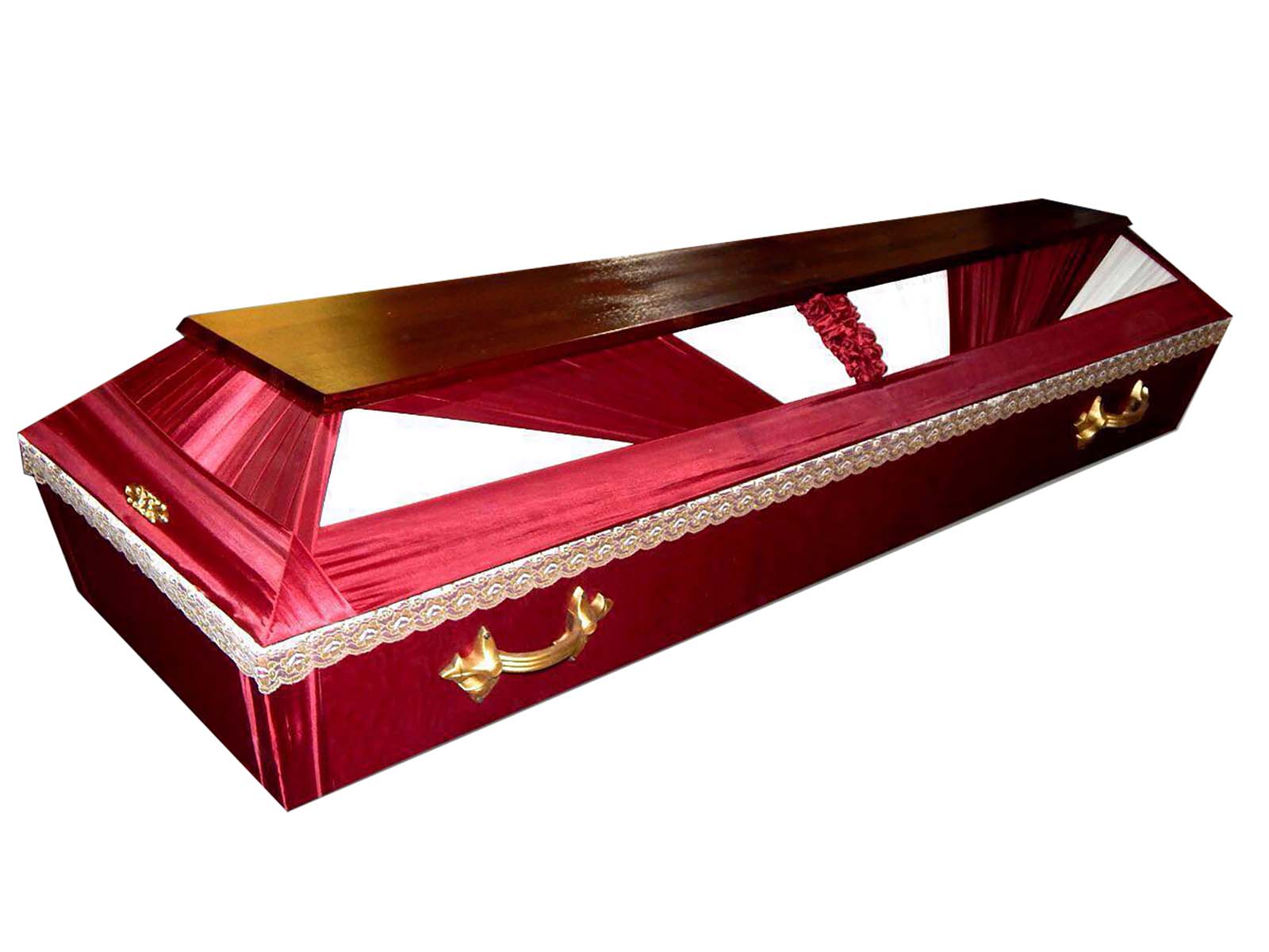 гроб комбинированный